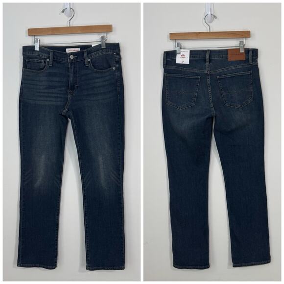 Lucky Brand Denim - NWT Lucky Brand Sweet Mid Rise Straight Jeans Size 12 / 31 Blue Stretch